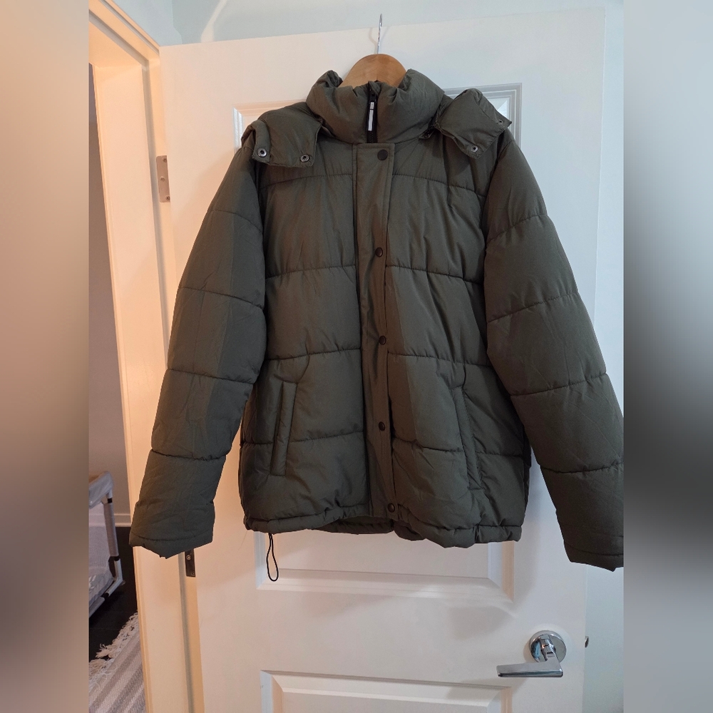 George Womens Khaki Puffer Jacket